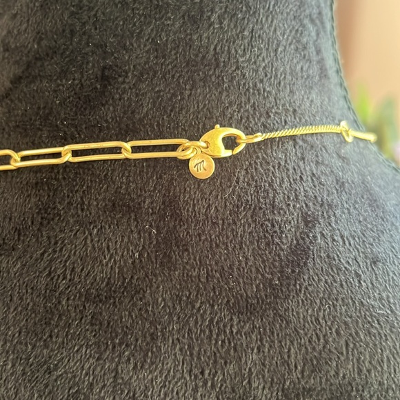 Madewell paper clip chain, gold tone, EUC - Picture 3 of 3
